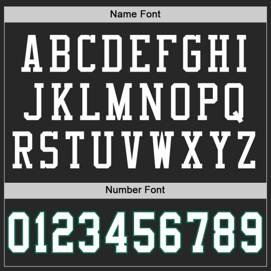 Custom Black White-Kelly Green Mesh Authentic Throwback Football Jersey Custom Black White-Kelly Green Mesh Authentic Throwback Football Jersey