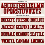 Custom Cream Red-Black Mesh Authentic Football Jersey Custom Cream Red-Black Mesh Authentic Football Jersey