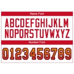 Custom Gold Scarlet-Black Mesh Drift Fashion Football Jersey Custom Gold Scarlet-Black Mesh Drift Fashion Football Jersey