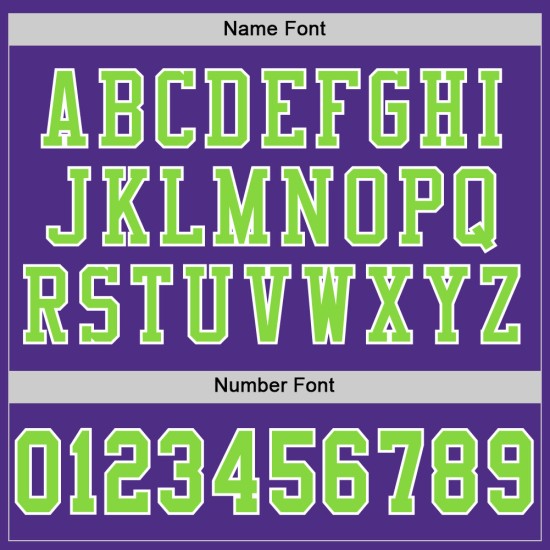 Custom Purple Neon Green-White Mesh Authentic Football Jersey Custom Purple Neon Green-White Mesh Authentic Football Jersey