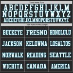 Custom Black Panther Blue-White Mesh Authentic Football Jersey Custom Black Panther Blue-White Mesh Authentic Football Jersey