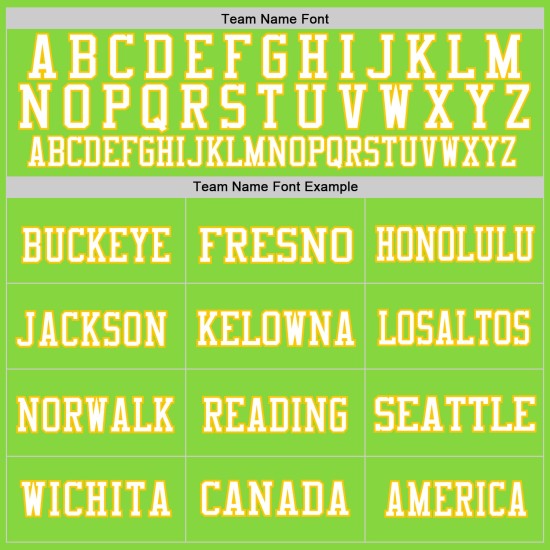 Custom Neon Green White-Yellow Mesh Authentic Football Jersey Custom Neon Green White-Yellow Mesh Authentic Football Jersey