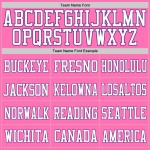 Custom Pink White-Purple Mesh Authentic Football Jersey Custom Pink White-Purple Mesh Authentic Football Jersey