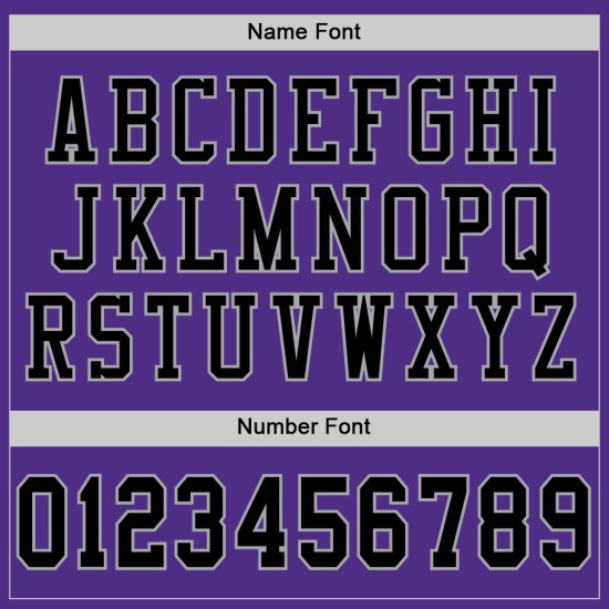 Custom Purple Black-Gray Mesh Authentic Football Jersey Custom Purple Black-Gray Mesh Authentic Football Jersey